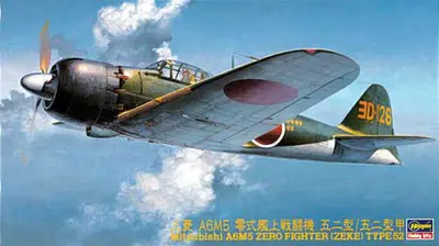 Japoński myśliwiec Mitsubishi A6M5 Zero Fighter (Zeke) Type 52