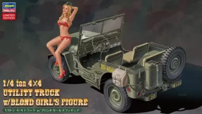 1/4 ton 4x4 Utility Truck w/Blond Girl's Figure