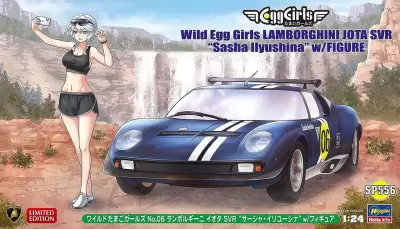 Wild Egg Girls Lamborghini Jota SVR "Sasha Ilyushina" z figurką
