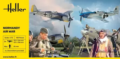 Zestaw wojna powietrzna w Normandii: Focke-Wulf FW-190 i Mustang P-51