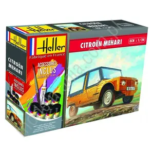 Samochód Citroen Mehari, zestaw z farbami