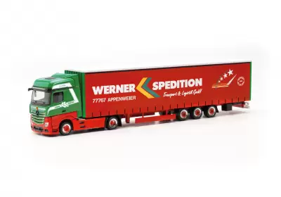 Naczepa Mercedes-Benz Actros Bigspace 15m Lowliner „Werner” (Badenia-Wirtembergia/Appenwei