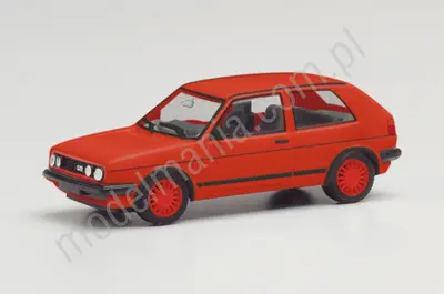 Volkswagen VW Golf II GTI Sportfelgen, sportowe felgi, czerwony