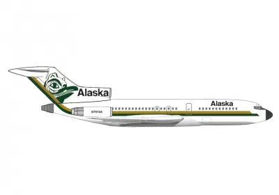 Alaska Airlines Boeing 727-100 - Kolory słupa totemu