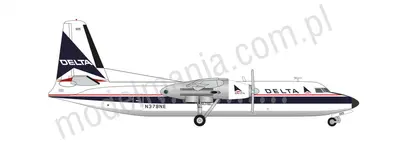 Fairchild Hiller FH-227 – N378NE Delta Air Lines