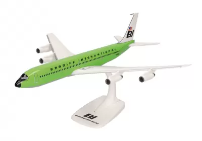 Braniff International Boeing 707-320 - Jednolita limonkowa zieleń
