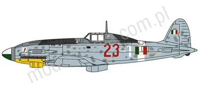 Macchi C-205 Veltro - 1L.Gorrini, 1 Squadriglia, 1 Gruppo Caccia, 1944
