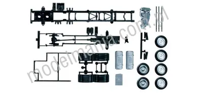 MB Actros 2011 podwozie do ciężarówki 3-oś. (7,45m) / 2kpl.