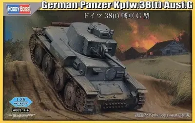 Niemiecki czołg lekki PzKpfW 38(t) Ausf. G