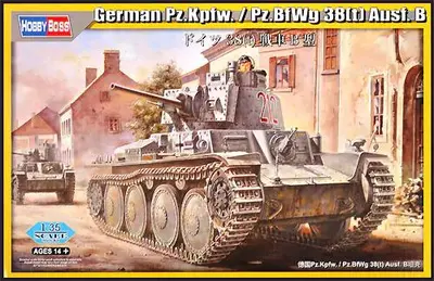 Niemiecki czołg lekki PzKpfW 38(t) Ausf. B