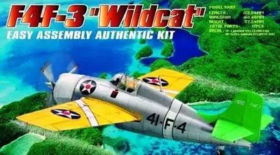 Amerykański myśliwiec pokładowy F4F-3 Wildcat