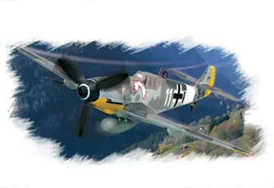 Niemiecki myśliwiec Messerschmitt Bf109 G-6 (wczesny)