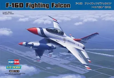 Amerykański myśliwiec Lockheed-Martin F-16D Fighting Falcon "Thunderbirds"