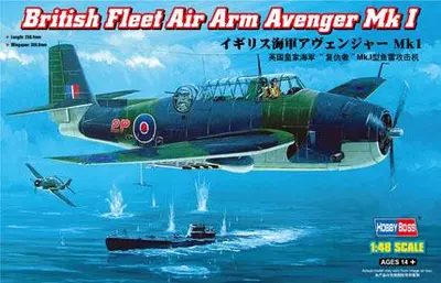 Brytyjski samolot bombowo-torpedowy Grumman Avenger Mk. I