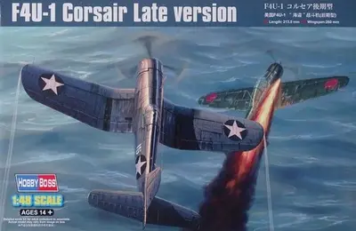 Pokładowy samolot szturmowy Vought F4U-1 Corsair późna wersja