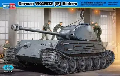 Niemiecki czołg prototypowy VK4502 (P) Hintern