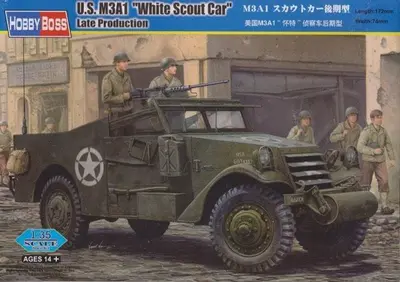 Amerykański samochód pancerny M3A1 Scout Car, wersja późna