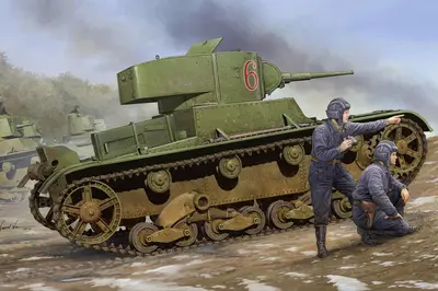 Sowiecki czołg lekki T-26 model 1933