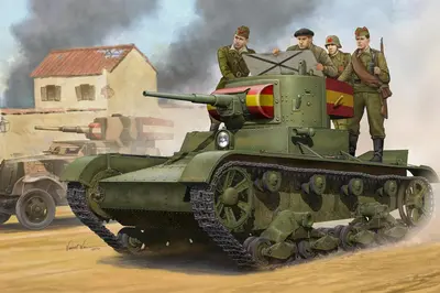 Hiszpański czołg lekki T-26 model 1935
