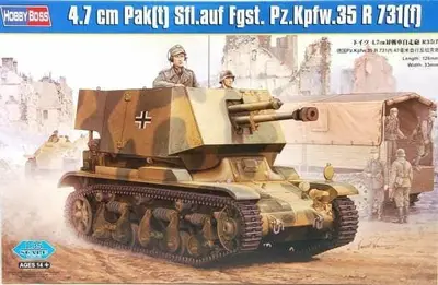 Niemieckie działo pancerne 4.7 cm Pak(t) Sfl.auf Fgst. PzKpfw 35 R 731(f)
