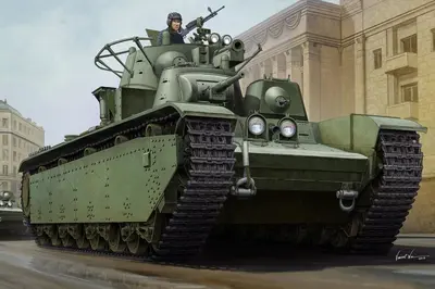 Sowiecki czołg ciężki T-35 model 1938/1939