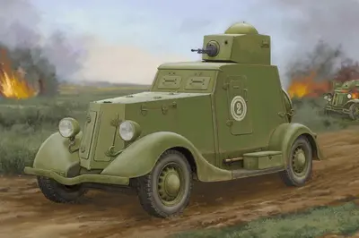 Sowiecki samochód pancerny BA-20 model 1939