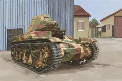 Francuski czołg lekki R39 z wieżą FCM
