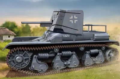 Niemiecki niszczyciel czołgów 3.7cm Pak 35/36 PzKpfw 35R(f)