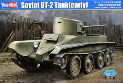 Sowiecki czołg lekki BT-2 (wczesna wersja)