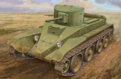 Sowiecki czołg lekki BT-2 (wersja środkowa)