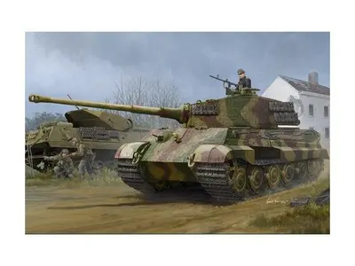 Niemiecki czołg ciężki PzKpfw VI King Tiger, wersja Henschla z Zimmeritem