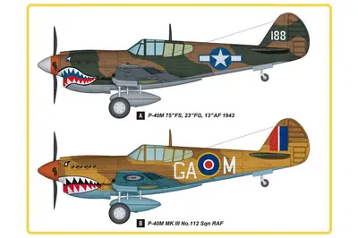 Samolot myśliwski Curtiss P-40E Kitty Hawk