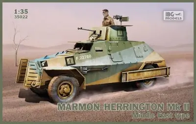 Brytyjski samochód pancerny Marmon-Herrington Mk II Bliski wschód