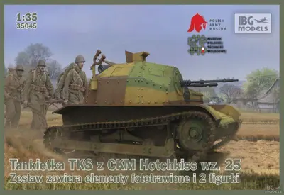Polska tankietka TKS z CKM Hotchkiss wz.25