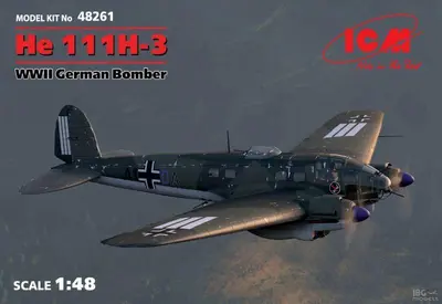 Niemiecki bombowiec Heinkel He111 H-3