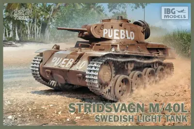 Szwedzki czołg lekki Stridsvagn M/40L