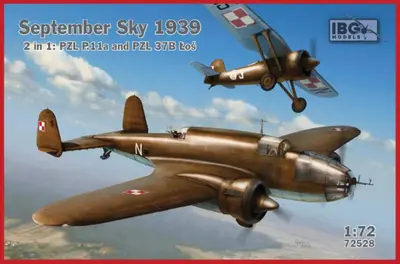 Zestaw "wrześniowe niebo 1939" P.11A, PZL.37B Łoś
