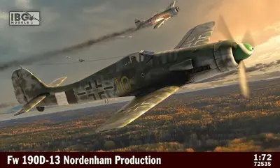 Niemiecki myśliwiec Focke-Wulf FW-190 D-13 Nordenham