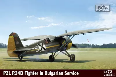 Samolot myśliwski PZL P.24 B w słuźbie Bułgarii