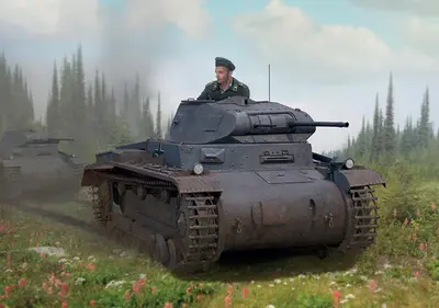 Niemiecki czołg lekki PzKpfW II Ausf a2