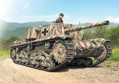 Niemieckie działo pancerne Semovente M42 z działem 75/34