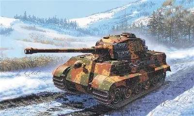 Niemiecki czołg ciężki PzKpfW Vi King Tiger, wersja Henschla