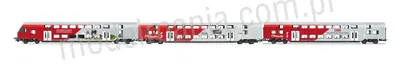 Zestaw 3 wagonów piętrowych DOSTO City Shuttle Autoschleuse Tauernbahn
