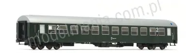 Wagon osobowy 2 klasy UIC-X, zielony