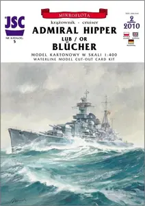 Niemiecki ciężki krążownik ADMIRAL HIPPER lub BLÜCHER