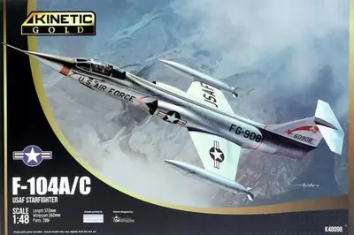Amerykański myśliwiec Lockheed F-104A/C Starfighter