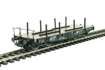 Wagon towarowy platforma typ Rlmmp; RAL 9005
