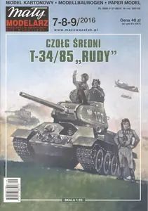 Mały Modelarz - Czołg średni T-34/85 "Rudy"