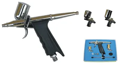 Aerograf pistoletowy AD-7720 - dysza 0,3mm + dysza 0,5mm