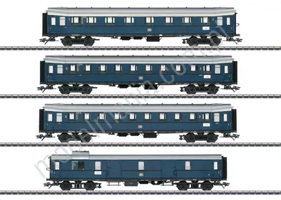 Zestaw wagonów pasażerskich pociągu pospiesznego dla klasy E 17